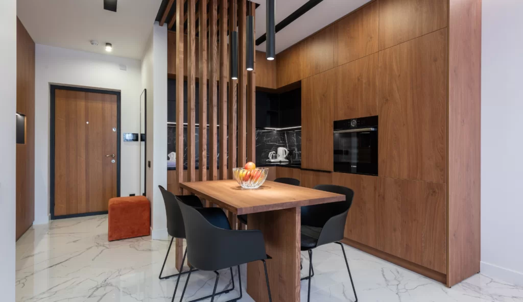 Wood Finish Vinyl Wrap Bringing Organic Warmth to Modern Dubai Interiors